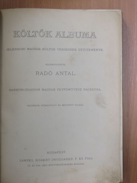 Ábrányi Emil - Költők albuma [antikvár]