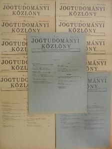 Domány András - Jogtudományi Közlöny 1984. (nem teljes évfolyam) [antikvár]