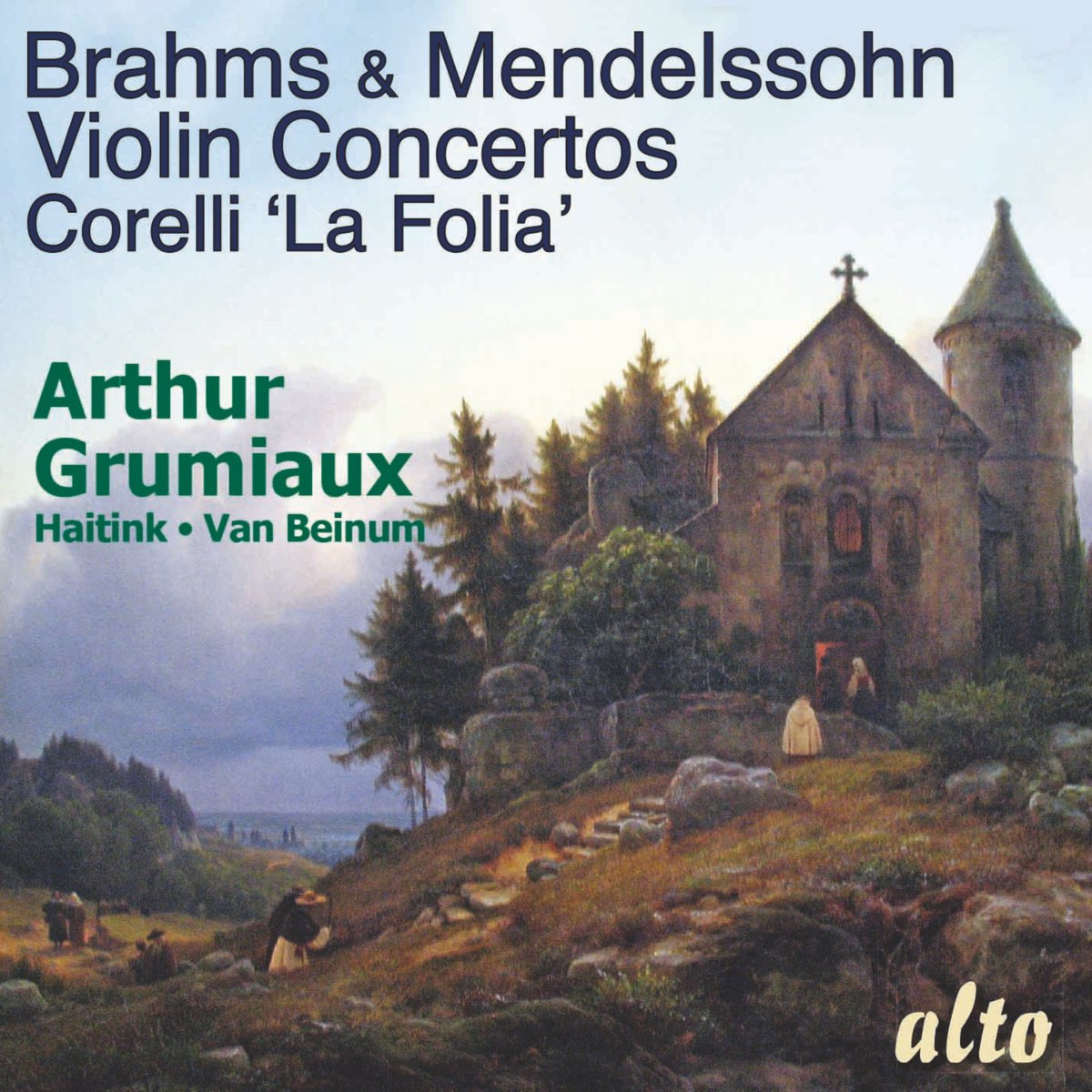 BRAHMS, MENDELSSOHN, CORELLI - VIOLIN CONCERTOS - 'LA FOLIA' CD ARTHUR GRUMIAUX