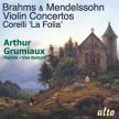 BRAHMS, MENDELSSOHN, CORELLI - VIOLIN CONCERTOS - 'LA FOLIA' CD ARTHUR GRUMIAUX
