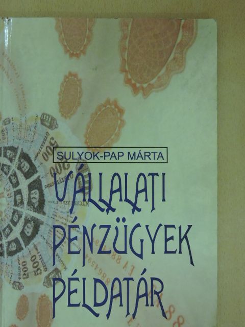 Balogh László - Vállalati pénzügyek - Példatár [antikvár]