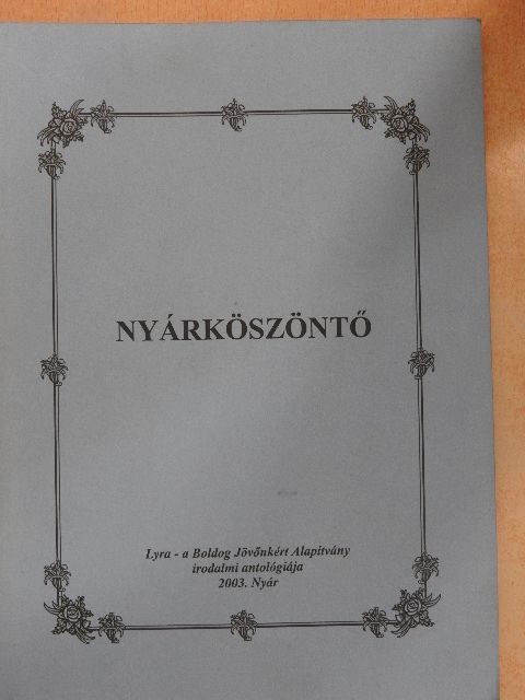 Nyárköszöntő [antikvár]