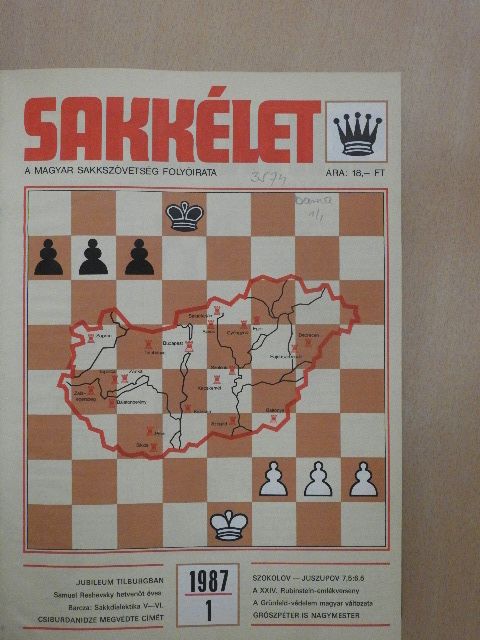 Barcza Gedeon - Sakkélet 1987-88. január-december [antikvár]