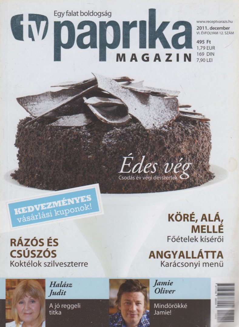 Zsigmond Gábor - TV paprika magazin 2011. december [antikvár]