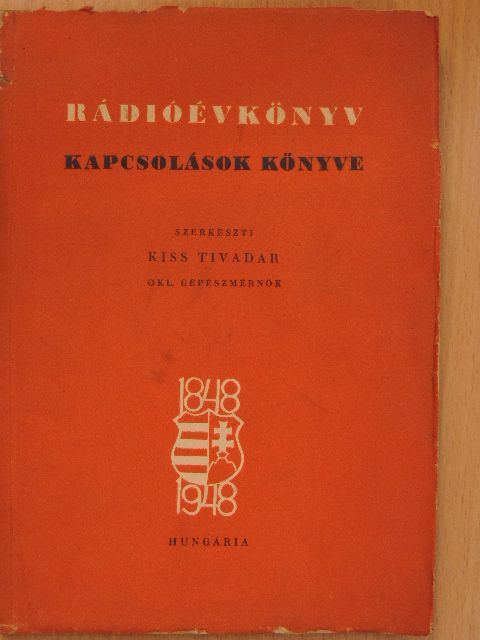 Rádióévkönyv kapcsolások könyve 1948 [antikvár]