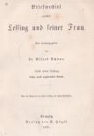 Briefwechsel zwischen Lessing und seiner Frau [antikvár]