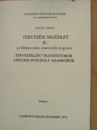 Fülöp Tamás - Tervezési segédlet II. [antikvár]