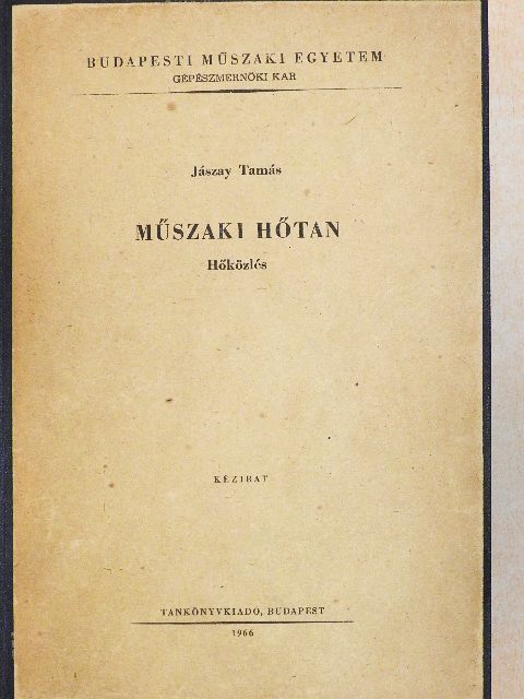 Jászay Tamás - Műszaki hőtan [antikvár]