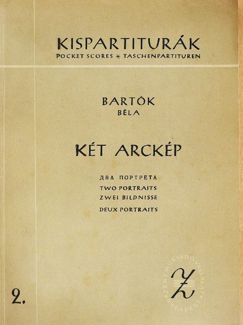 Bartók Béla - Két arckép [antikvár]