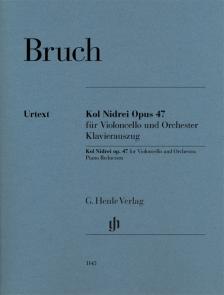 BRUCH - KOL NIDREI OP.47 FÜR VIOLONCELLO UND ORCHESTER. KLAVIERAUSZUG