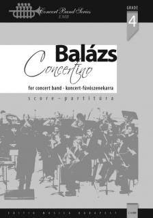 BALÁZS - CONCERTINO KONCERT-FÚVÓSZENEKARRA PARTITÚRA - ANTIKVÁR
