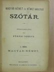 Füredi Ignácz - Magyar-német és német-magyar szótár I-II. (gótbetűs) [antikvár]