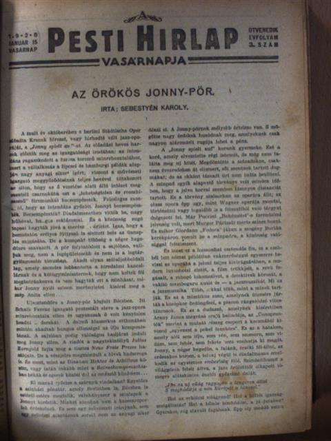 Kosztolányi Dezső - A Pesti Hirlap Vasárnapja 1928. (nem teljes évfolyam) [antikvár]
