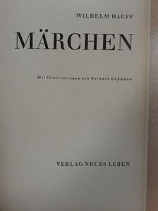 Wilhelm Hauff - Märchen [antikvár]