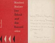 Manfred Bieler - Der Schuß auf die Kanzel (dedikált) [antikvár]