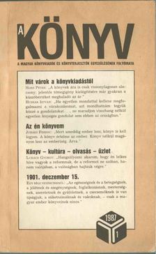A könyv 1987/1 [antikvár]
