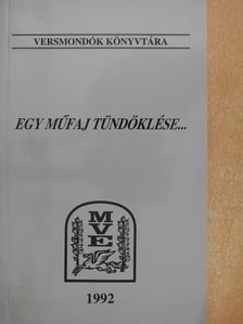 Böhm Edit - Egy műfaj tündöklése... (dedikált példány) [antikvár]