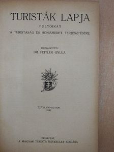 B. I. - Turisták lapja 1936. január-december/A Magyar Turista Szövetség Hivatalos Értesítője 1936. január-december [antikvár]