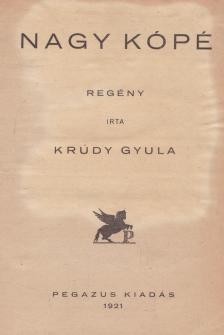 Krúdy Gyula - Nagy kópé [antikvár]