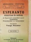 Esperanto nyelvtan és szótár [antikvár]