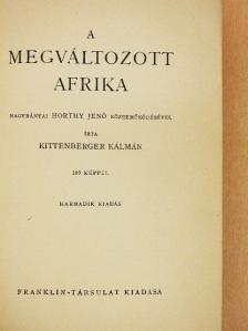 Kittenberger Kálmán - A megváltozott Afrika [antikvár]