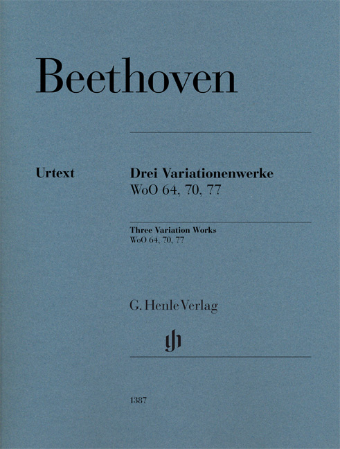 BEETHOVEN - DREI VARIATIONENWERKE WoO 64, 70, 77