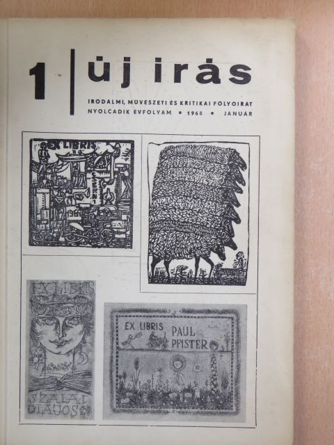Ágh István - Új Írás 1968. január [antikvár]