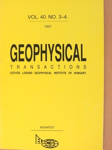 Csapó Géza - Geophysical Transactions Vol. 40. No. 3-4. [antikvár]