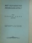 Török Jenő - Mit olvassunk Prohászkától? [antikvár]