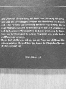 Hans-Joachim Uhlemann - Berlin und die Märkischen Wasserstraßen [antikvár]