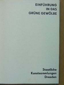 Einführung in das Grüne Gewölbe [antikvár]