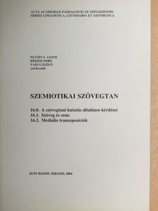 Békési Imre - Szemiotikai szövegtan  [antikvár]