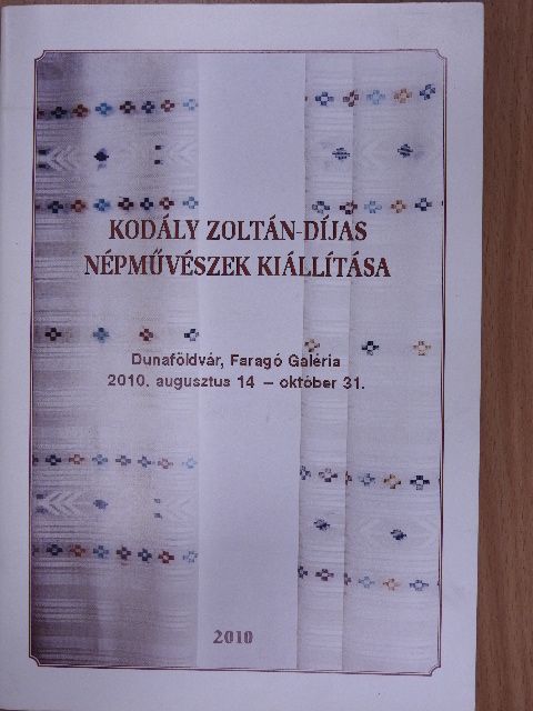 Glatz Ferenc - Kodály Zoltán-díjas népművészek kiállítása [antikvár]