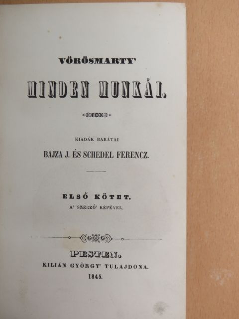 Vörösmarty - Vörösmarty' minden munkái I-III. (töredék) [antikvár]