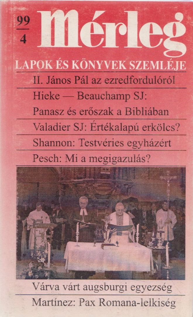 Boór János (főszerk.) - Mérleg 1999/4 [antikvár]