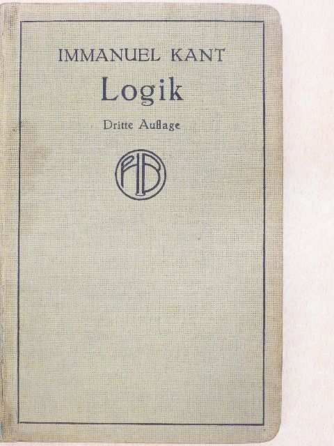 Immanuel Kant - Immanuel Kants Logik [antikvár]