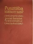 Jancsó Benedek - Pusztába kiáltott szó? [antikvár]