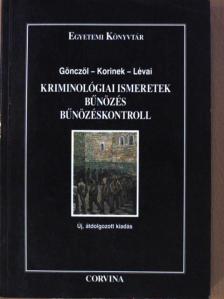 Dános Valér - Kriminológiai ismeretek  [antikvár]