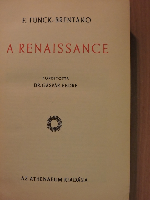 Christoph Amberger - A renaissance [antikvár]