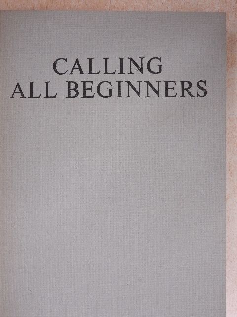 David Hicks - Calling all beginners [antikvár]