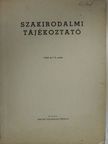 Szakirodalmi tájékoztató 1969/5. [antikvár]