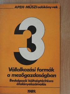 Vállalkozási formák a mezőgazdaságban [antikvár]