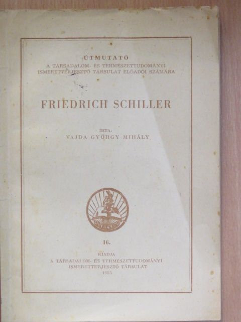 Vajda György Mihály - Friedrich Schiller [antikvár]