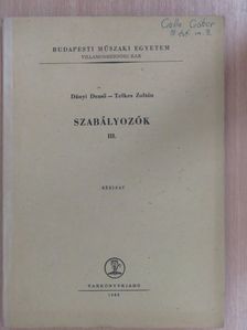 Dányi Dezső - Szabályozók III. [antikvár]