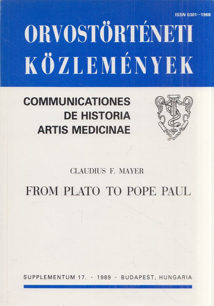 Claudius F. Mayer - From Plato to Pope Paul [antikvár]