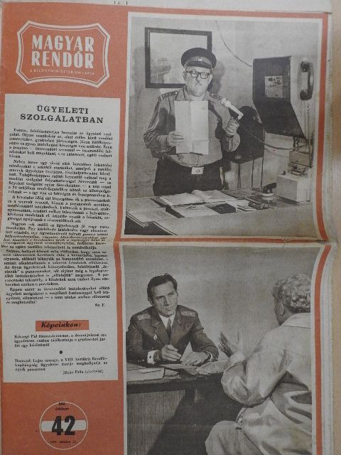 Barbalics László - Magyar Rendőr 1971. október 21. [antikvár]