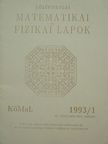 Kós Géza - Középiskolai matematikai és fizikai lapok 1993. január [antikvár]