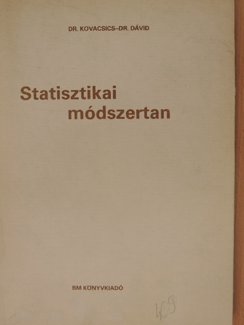 Dr. Dávid Gábor - Statisztikai módszertan [antikvár]