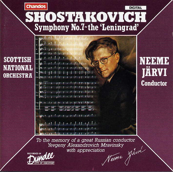 SHOSTAKOVICH - SYMPHONY NO.7. CD JARVI