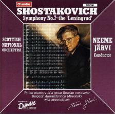 SHOSTAKOVICH - SYMPHONY NO.7. CD JARVI